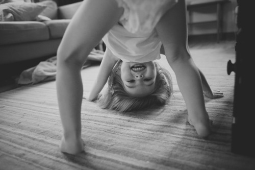 Yoga inversions child